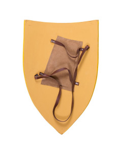 Escudo Medieval Roberto I de Escocia, madera pintada 2