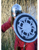 Escudo vikingo madera y acero