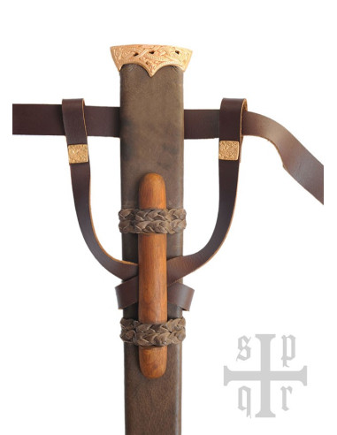 Ballinderry Viking sværd en hånd bronze til øvelser, IX århundrede
