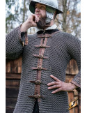 Mittelalterliches Kettenhemd des Kapitäns, naturbelassen