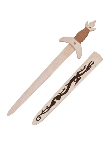 Drachenschwert aus Holz für Kinder, verschiedene Größen
 Größe-Kadett