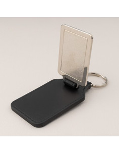 Gepersonaliseerde metalen sleutelhanger met 1 achternaam 2