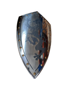Escudo con león rampante