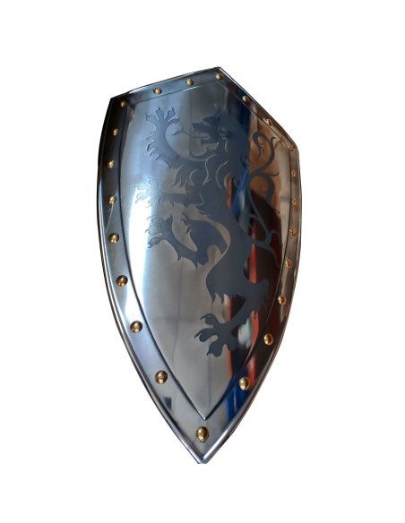 Escudo con león rampante