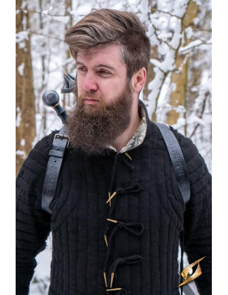 Tahalí verdoppelt den Rücken in Schwarz