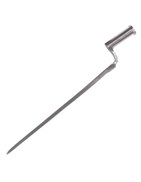 Bruine Bess geweer bajonet, met schede