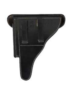 Canana para pistola Alemana P38, cuero negro 2