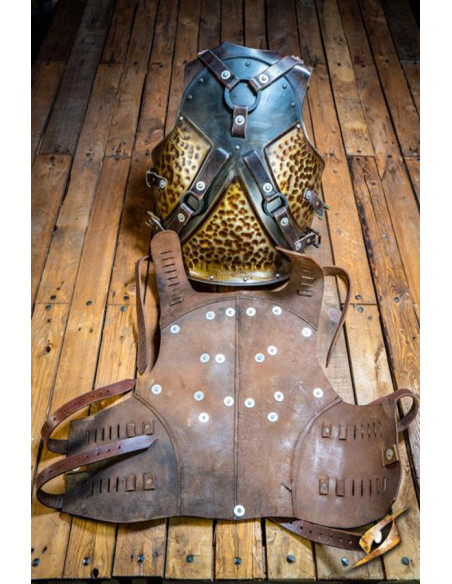 Brystplade og ryglæn på Orc Raider, LARP