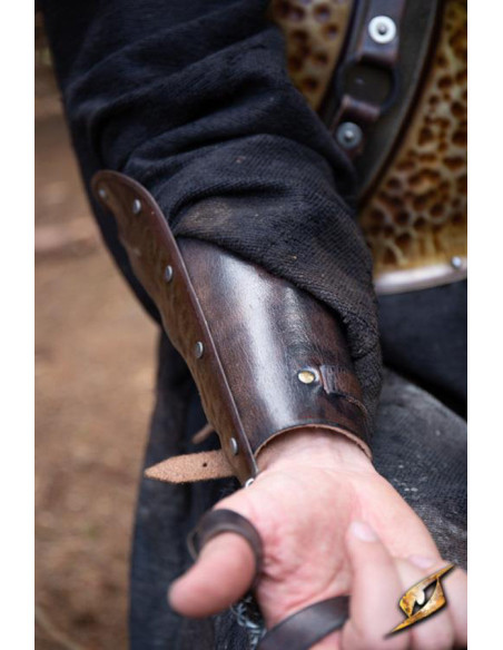 Orc Assault stalen armbanden, LARP