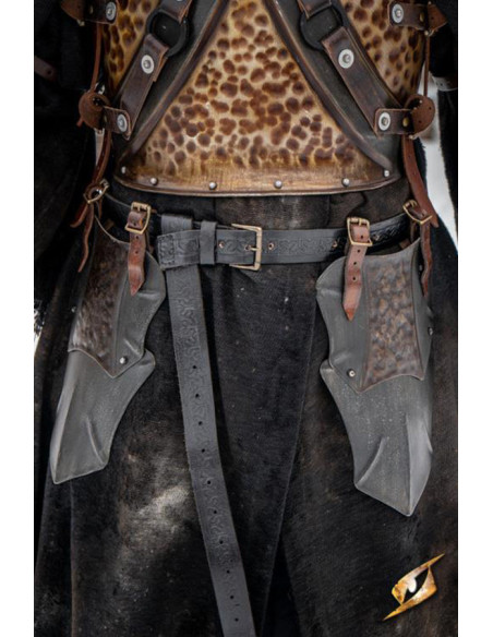 Metalkvaster af den overfaldende ork,...