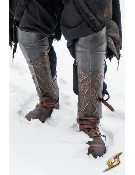 Orc Raider stalen scheenbeschermers,...