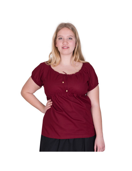 Aren middeleeuwse blouse met korte...
