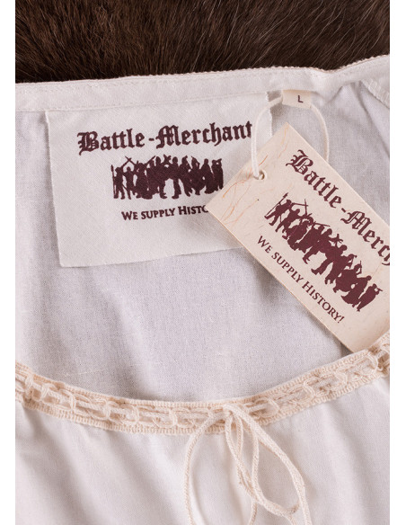 Aren middeleeuwse blouse met korte...