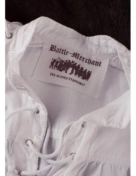 Camisa medieval blanca con lazos... Camisa medieval blanca con lazos...