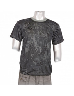 Barbaarse zwarte python militair camouflage T-shirt met...