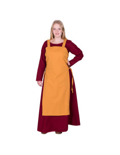 Vikingschort Tina in katoen, kleur mosterdgeel