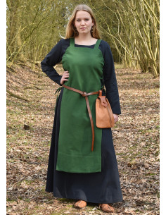 Vikingschort Tina in katoen, groene kleur 2