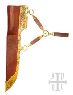 Cuchillo Six vikingo en madera de hueso 2