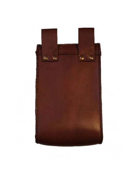 Mittelalterliche Gürteltasche aus Leder