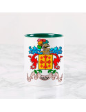 Taza personalizada con el Escudo Heráldico de 1 Apellido