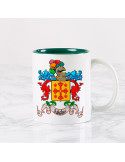 Taza personalizada con el Escudo Heráldico de 1 Apellido