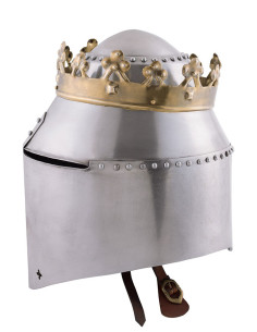 Grote Battlehelm met King's Crown 2