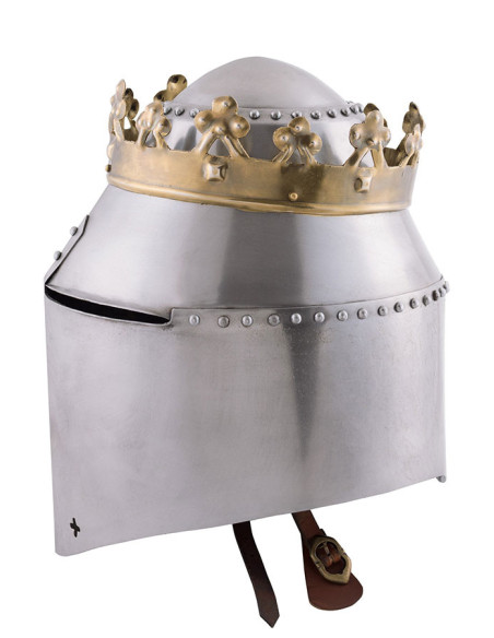 Grote Battlehelm met King's Crown