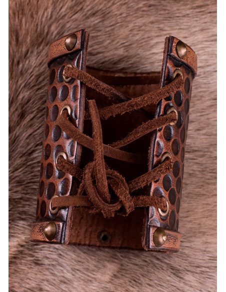 Pulsera de cuero para guerrero, 1...