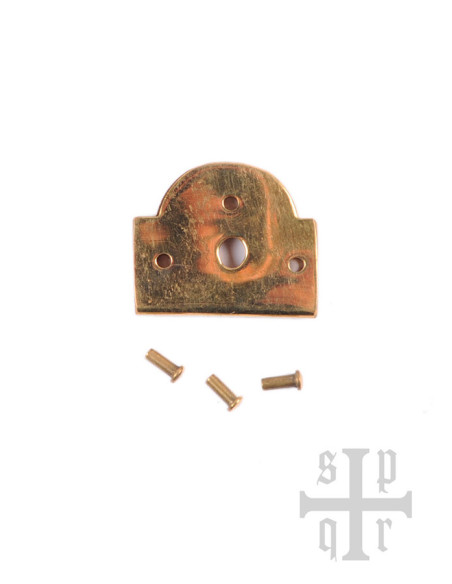 Saint George middelalderbælte i brunt...