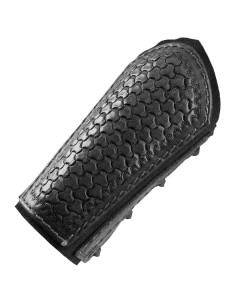 Viking Njord Warrior Bracers in buffelleer 2