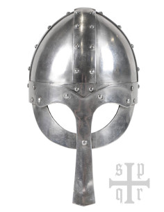 Funktionel vikingehjelm med maske