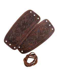 Viking Bracers Gorm the Elder met draken en slangen 2