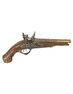 Pistola de 2 cañones creada en St. Etienne para Napoleón, 1806