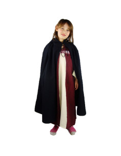 Eenvoudige katoenen cape voor kinderen, diverse kleuren 2