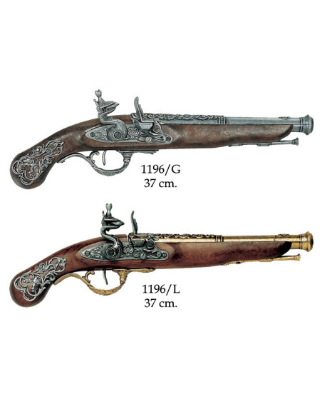 Engelsk pistol, 1700-tallet