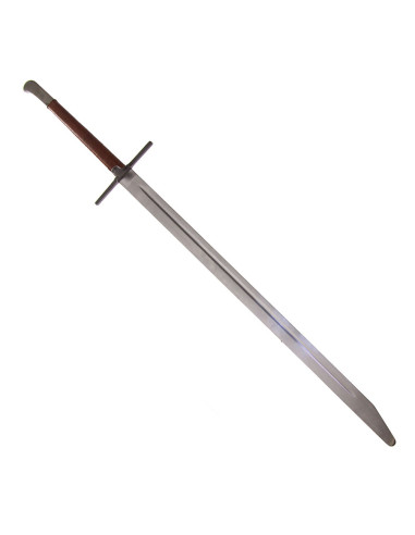 Espada Falchion hoja recta dos manos para Combate Medieval, Buhurt-HMB