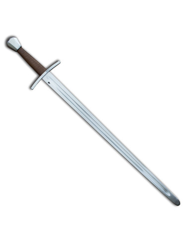 Middelalderlig sværd én hånd til middelalderkamp, Buhurt-HMB, XIV-XV århundreder