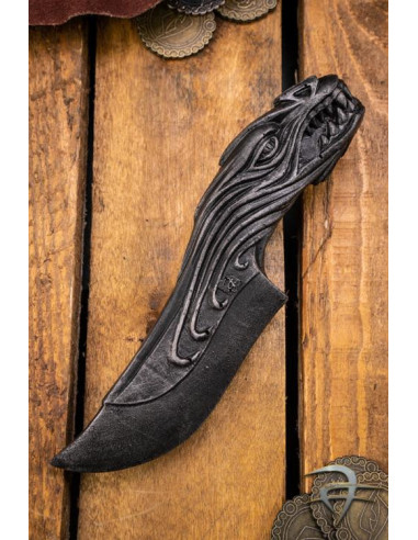 Fantastisch zwarte Drachen werpmes, LARP
