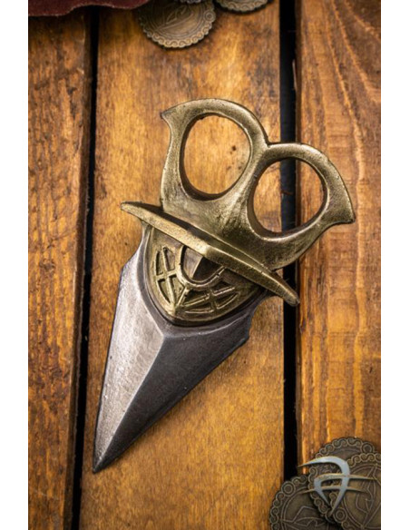 Goldener fantastischer Dolch der...