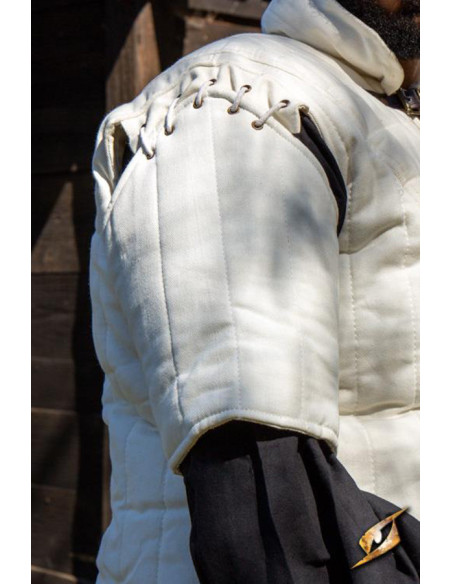 Middelalderlig kortærmet gambeson of...