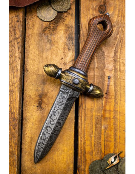 Houtafwerking werpmes van de Nobles, LARP