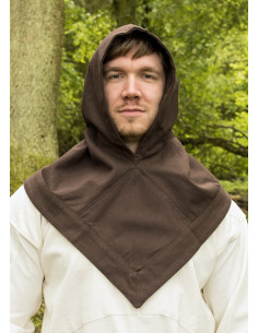 Gugel o Capucha vikinga Skjoldehamn marrón