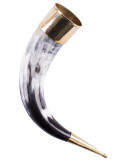 Decoratieve Vikinghoorn met standaard, 250-350 ml.