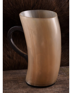 Bierkrug aus Büffelhorn, 250-400 ml. 2