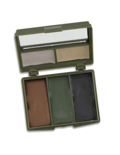 Set 5 pinturas Camo de camuflaje militar con caja y espejo