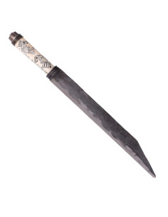 Seax of lang vikingmes met gedecoreerd benen heft 2