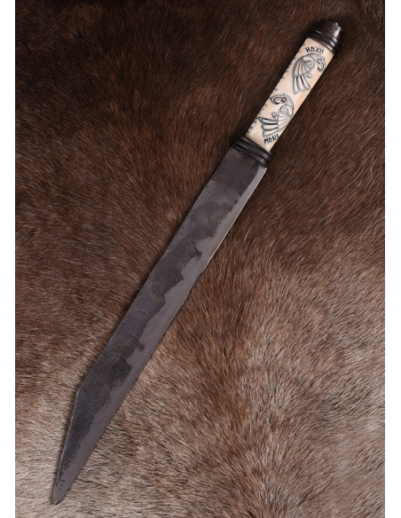 Seax o cuchillo vikingo largo con...