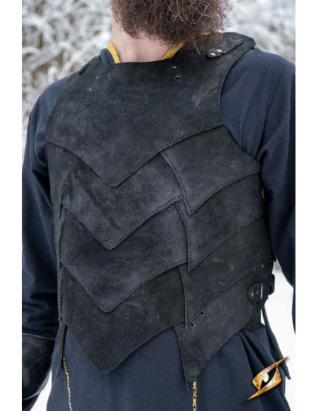 Coraza medieval de gamuza set Sombra,...