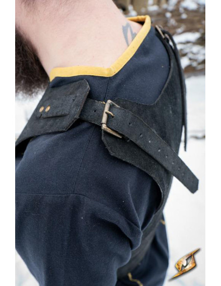 Coraza medieval de gamuza set Sombra,...