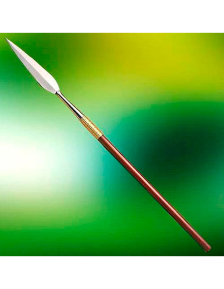 Afrikansk Zulu Iklwa spyd, 127 cm.